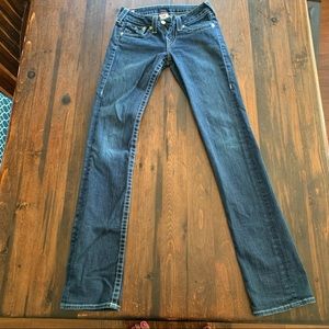 True Religion straight leg jeans women’s size 26